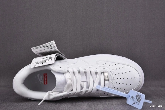 White Nike 1 Supreme CU9225-100 Air Force Low 0810